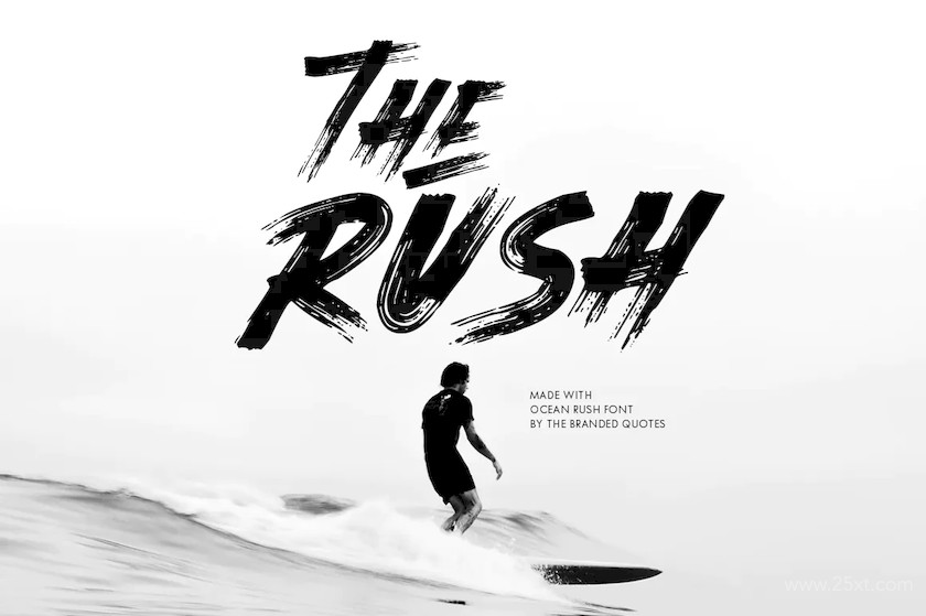 Ocean Rush - Brush Font1.jpg