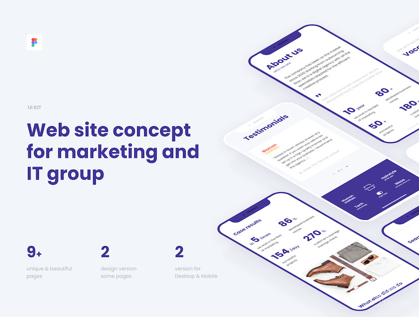 Web UI kit for Marketing or IT agency 3.jpg