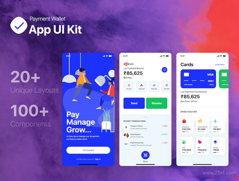 Payment Wallet App UI Kit 3.jpg