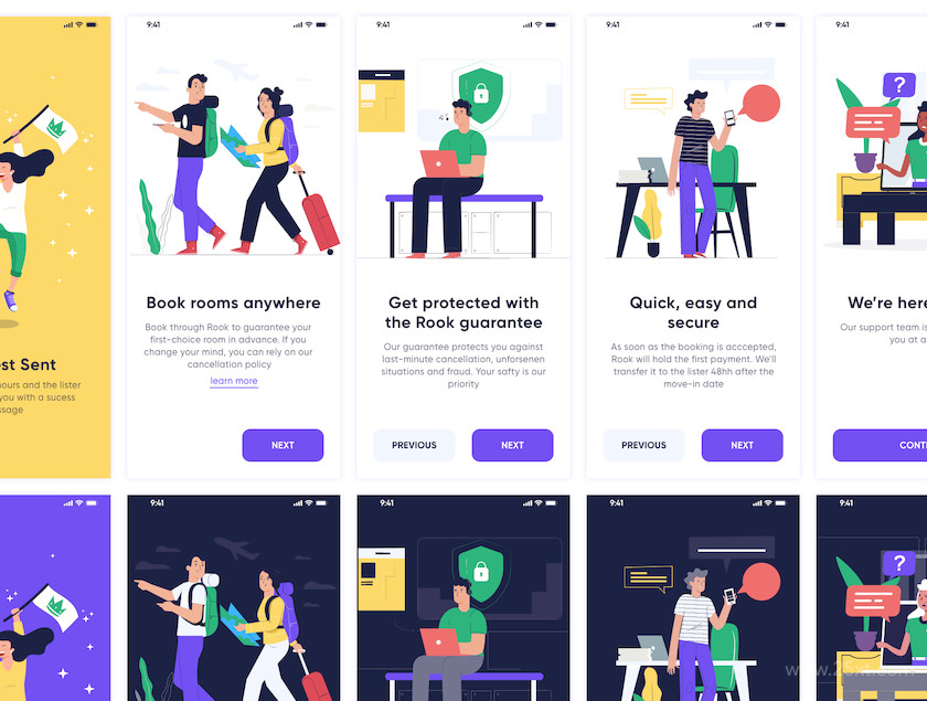 Rook - Room Booking and Real-Estate App UI Kit 7.jpg