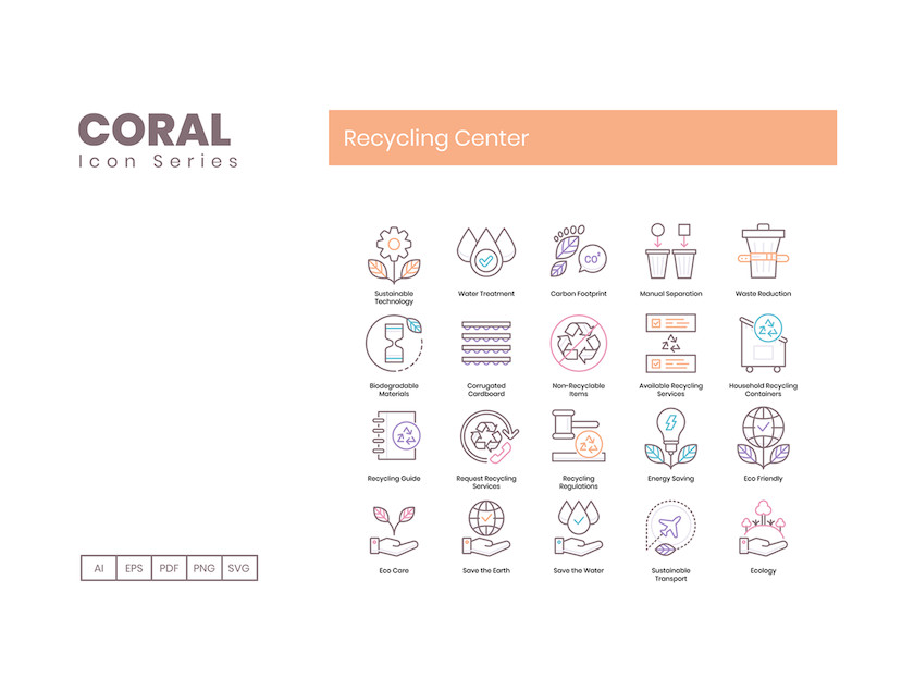 80 Recycling Center Icons Coral 5.jpg