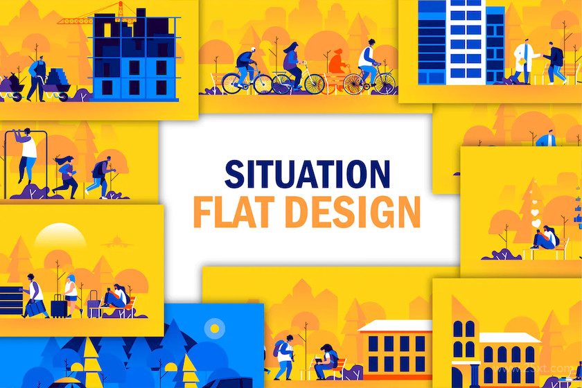 Flat People Scene Situation Landing Page5.jpg