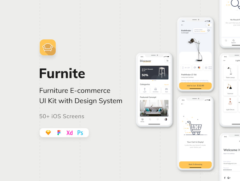 Furnite - Furniture E-Commerce UI KIT 1.jpg