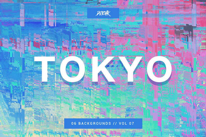 483353 Tokyo City Glitch Backgrounds Vol. 07 5.jpg