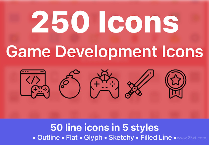 483389 250 Game Development Icons.jpg