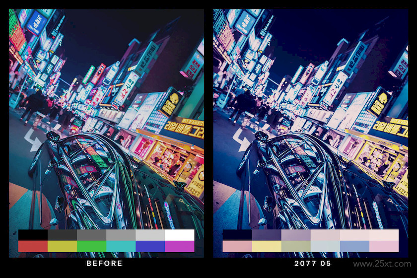 483466 50 Cyberpunk Neon Lightroom Presets and LUTs1.jpg