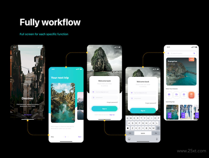 483474 Zoey Trip - Travel App UI Kit5.jpg