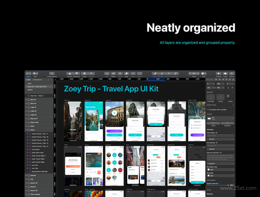 483474 Zoey Trip - Travel App UI Kit6.jpg