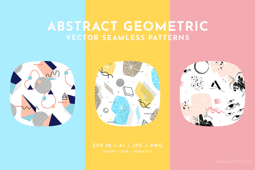 483481 Abstract Geometric Seamless Patterns 4.jpg