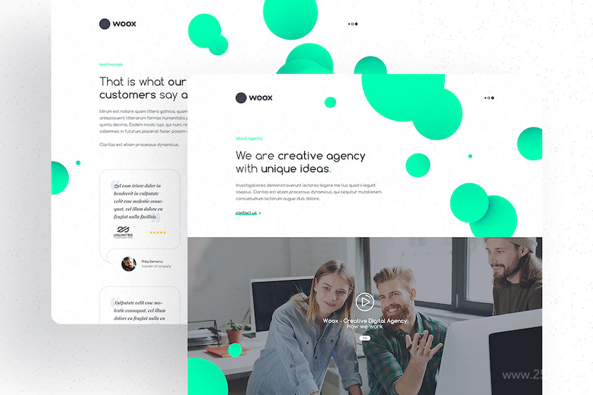 483482 Woox - Creative Digital Agency PSD Template4.jpg