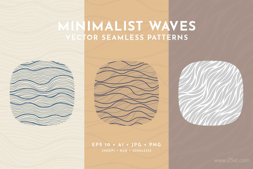 483505 Minimalist Waves Seamless Patterns2.jpg