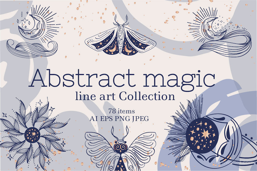 483512 Abstract Magic Line Art Collection1.jpg