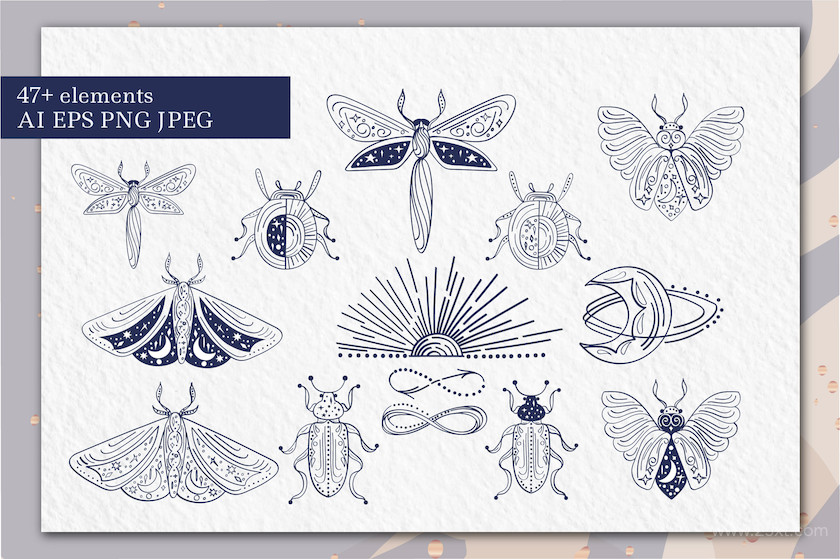 483512 Abstract Magic Line Art Collection7.jpg
