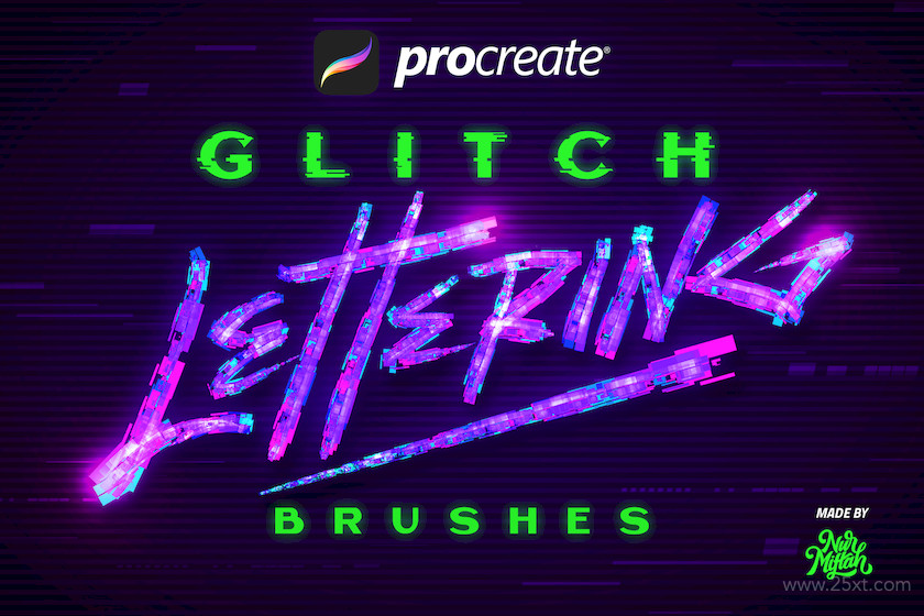 483538 Procreate Glitch Lettering Brushes2.jpg