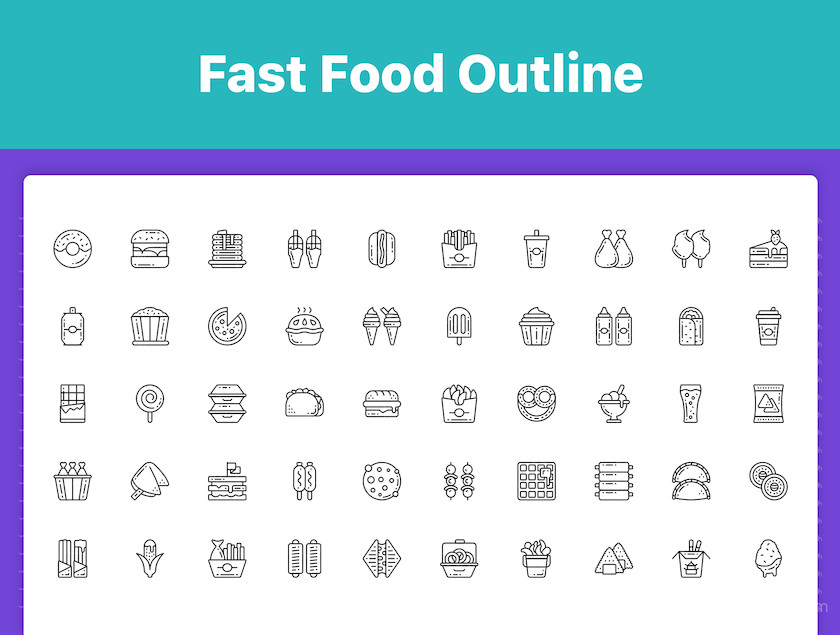 483549 250 Fast Food Icons 4.jpg