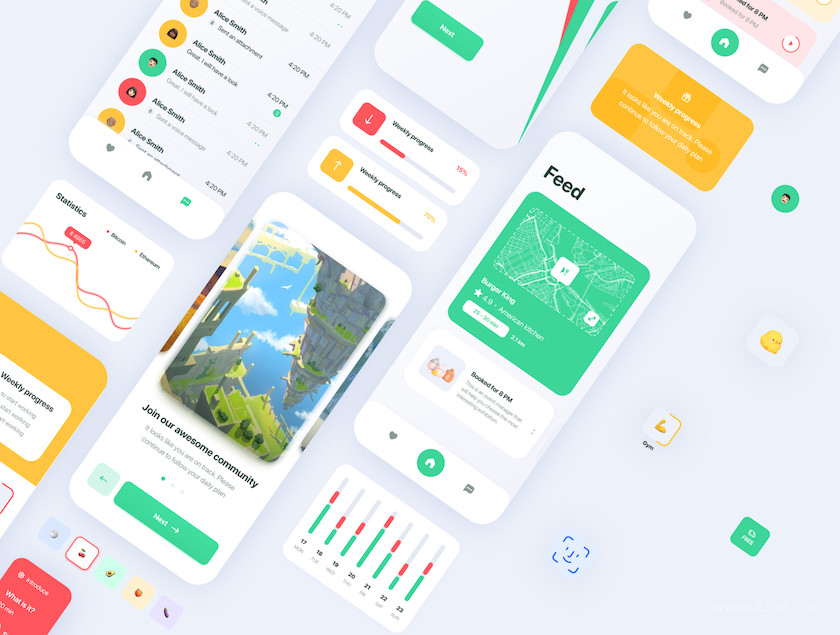 483586 Marvie iOS App UI Kit3.jpg