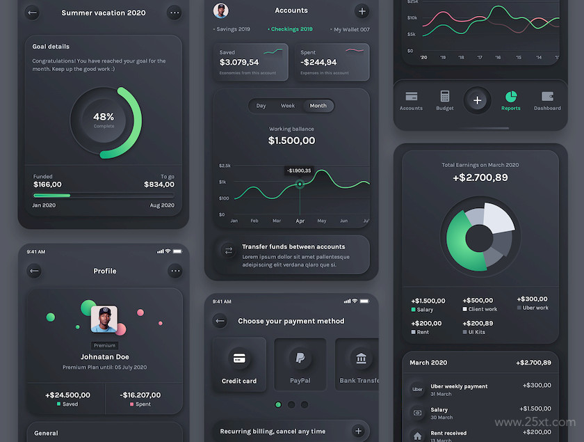 483612 Dark Budget Planner - Finance UI Kit3.jpg