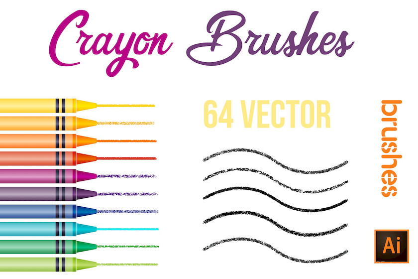 483647 Crayon Brushes Illustrator Vector3.jpg