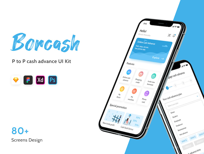 483653 Borcash - P2P Lending UI Kit4.jpg