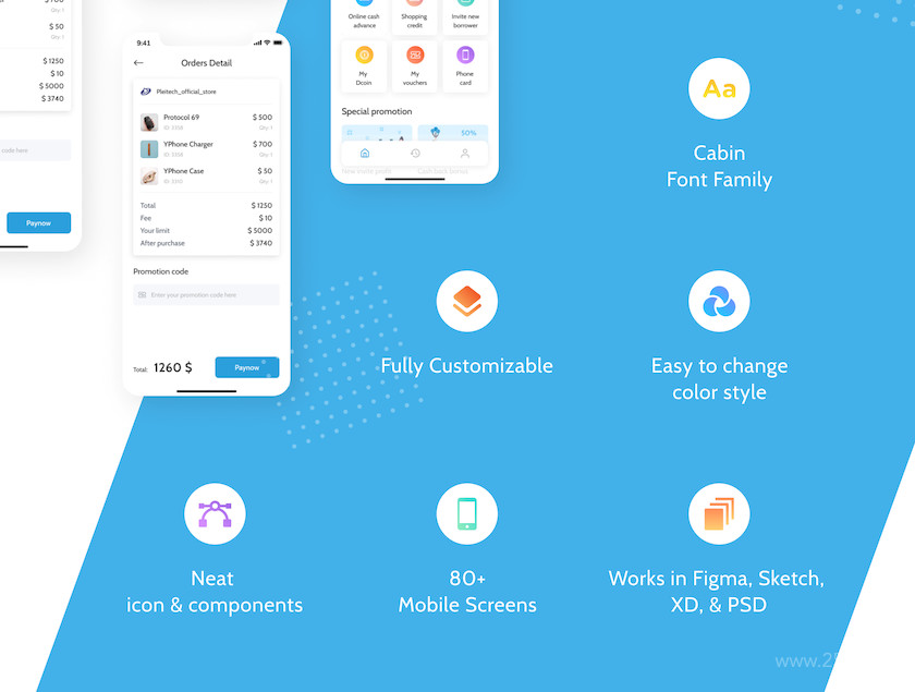 483653 Borcash - P2P Lending UI Kit2.jpg