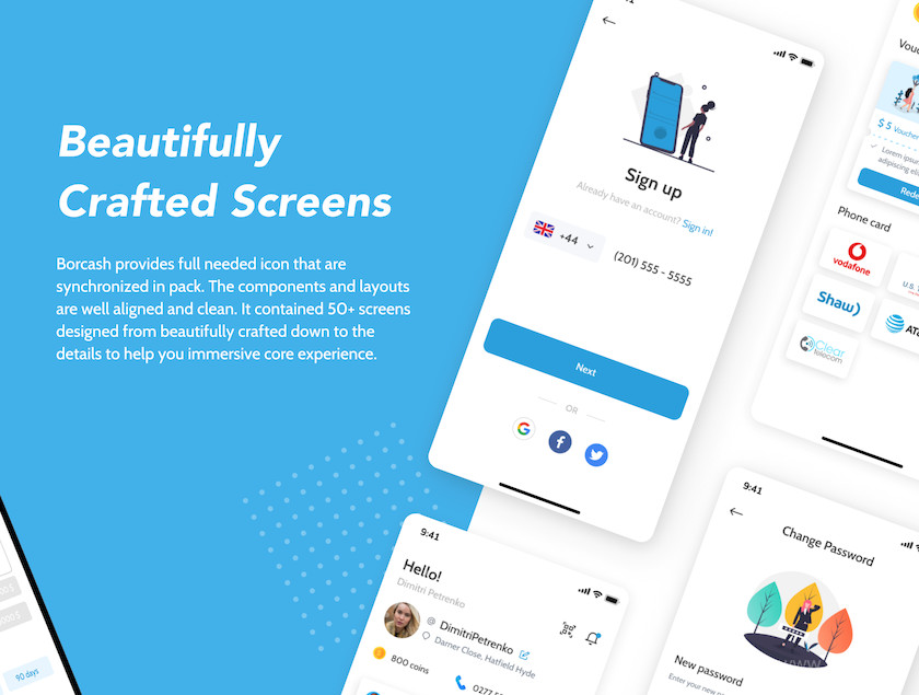 483653 Borcash - P2P Lending UI Kit1.jpg