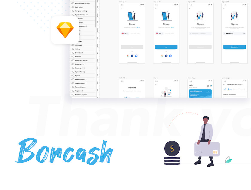 483653 Borcash - P2P Lending UI Kit3.jpg