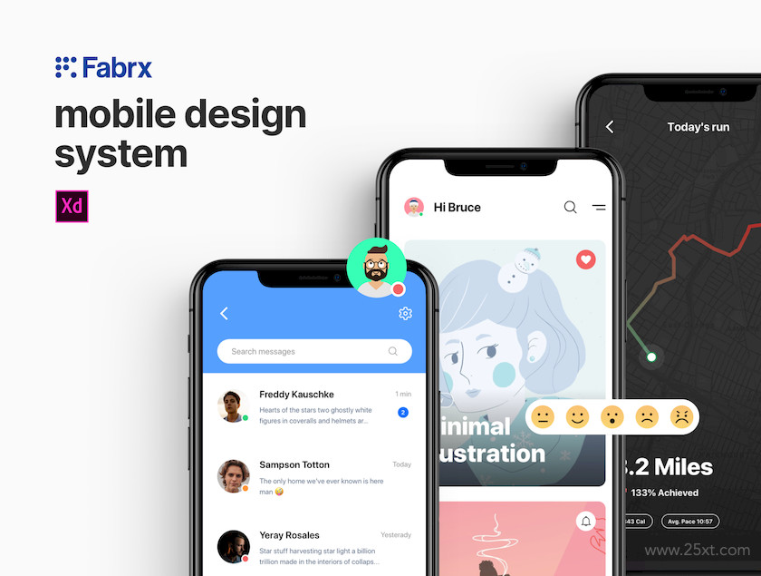 25xt-483679 Fabrx Mobile Design System (For Adobe XD).jpg