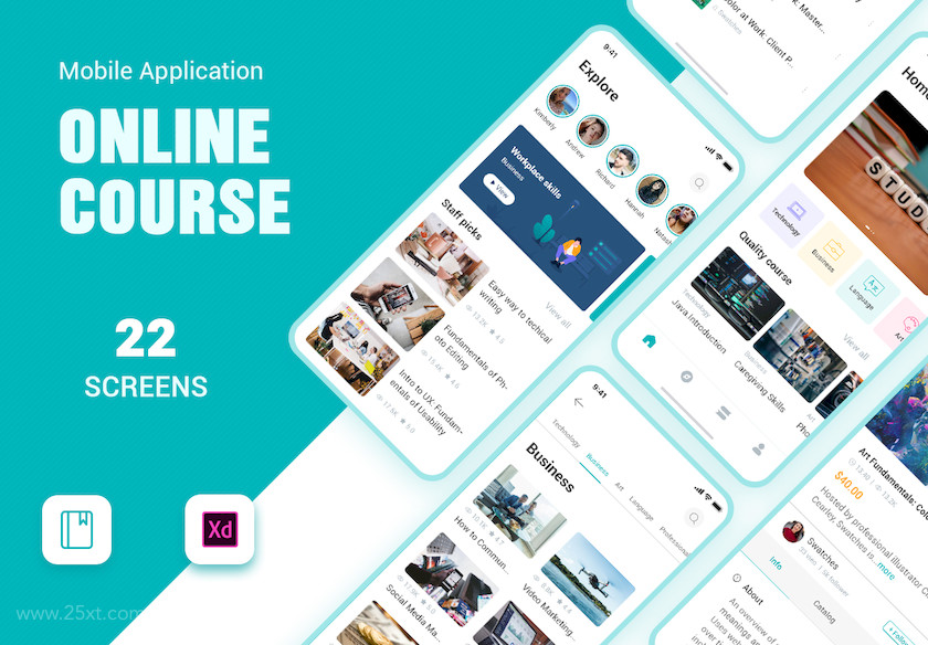 25xt-483704 online courses UI Kit1.jpg