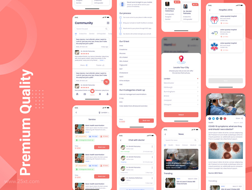 25xt-483709 Homital - Telemedicine UI Kit4.jpg