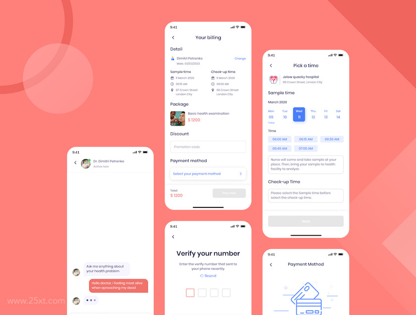 25xt-483709 Homital - Telemedicine UI Kit5.jpg