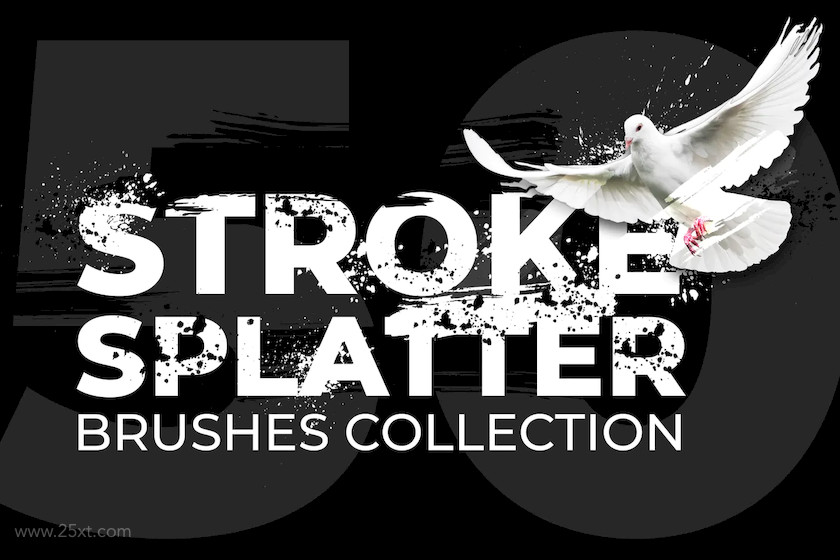 25xt-483723 50 Stroke Splatter Photoshop Brushes Collection2.jpg