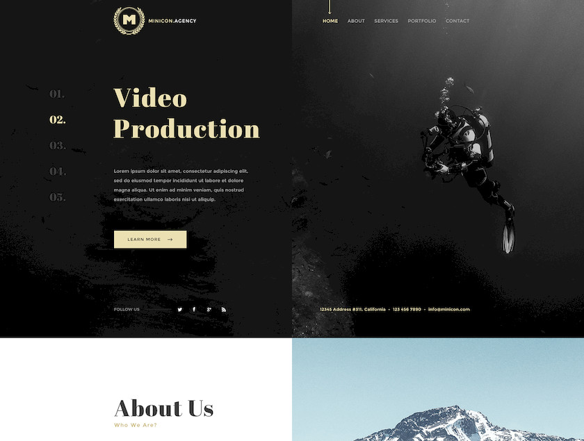25xt-483777 Minicon - Minimal HTMl and PSD Template2.jpg