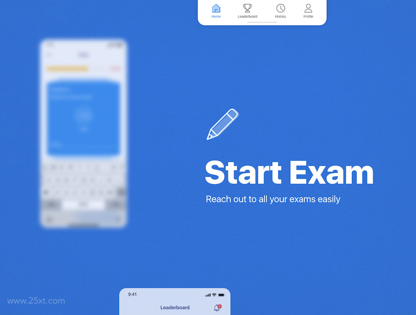 25xt-483784 My Exam app UI kit6.jpg