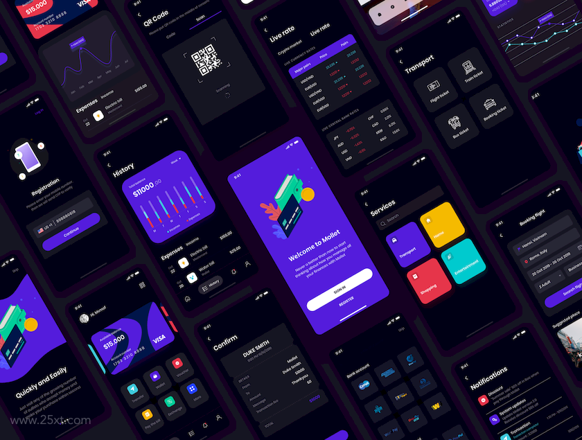 25xt-483790 MOLLET - Wallet app UI Kit8.png