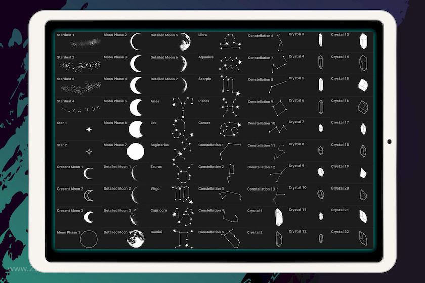 25xt-483795 Procreate Brushes-Moon and Stars4.jpeg