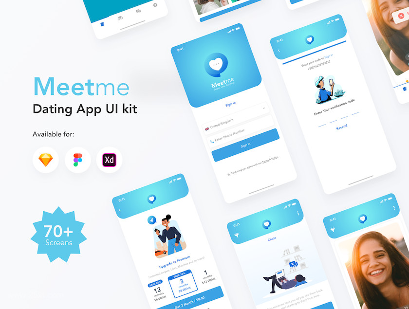 25xt-483809 MeetMe Dating App UI Kit3.jpg