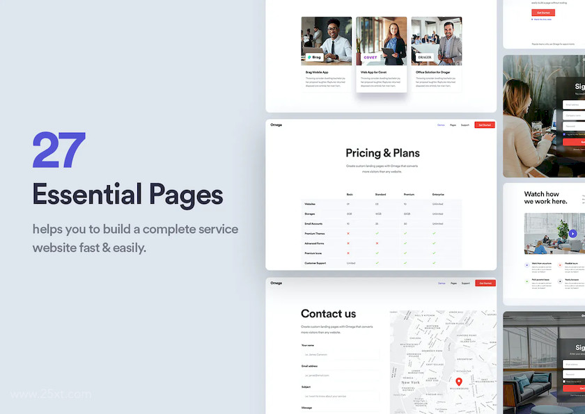 25xt-483838 Omega - Landing UI Kit1.jpg