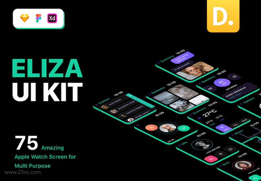 25xt-483894 Eliza - Apple Watch UI Kit1.jpg