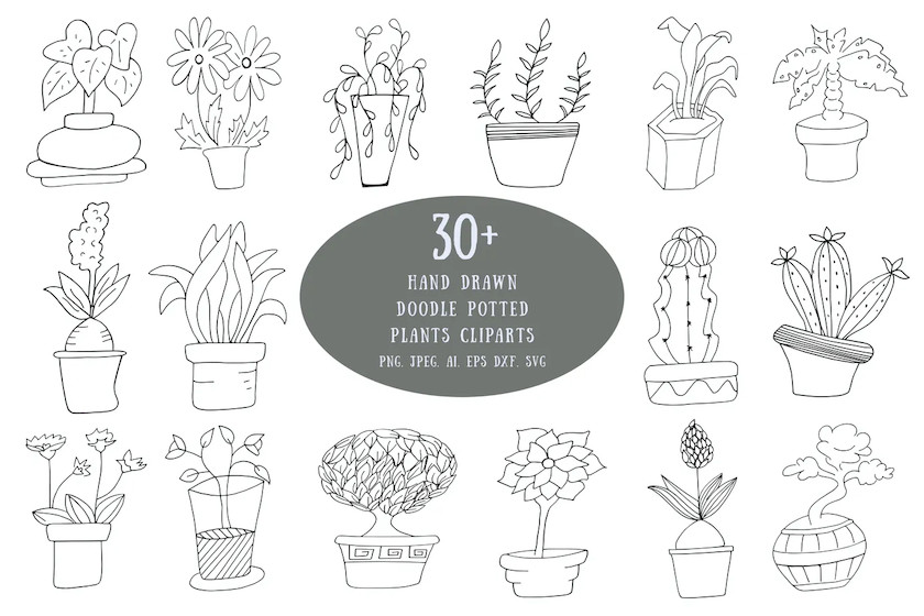 25xt-483903 30+ Hand Drawn Doodle Potted Plants Cliparts2.jpg