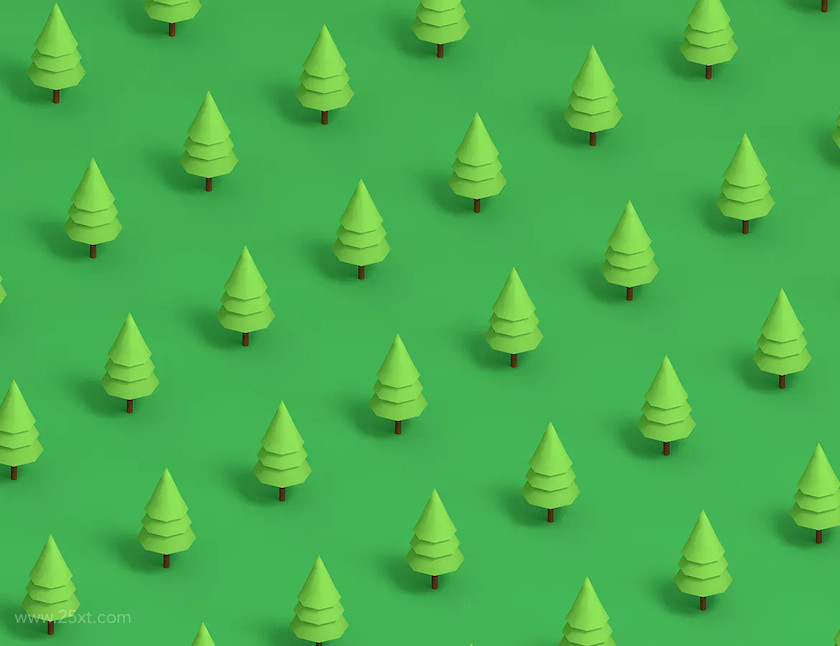 25xt-483906 Pine Trees Low Poly Backgrounds and Patterns2.jpg