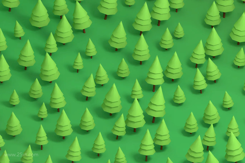 25xt-483906 Pine Trees Low Poly Backgrounds and Patterns1.jpg