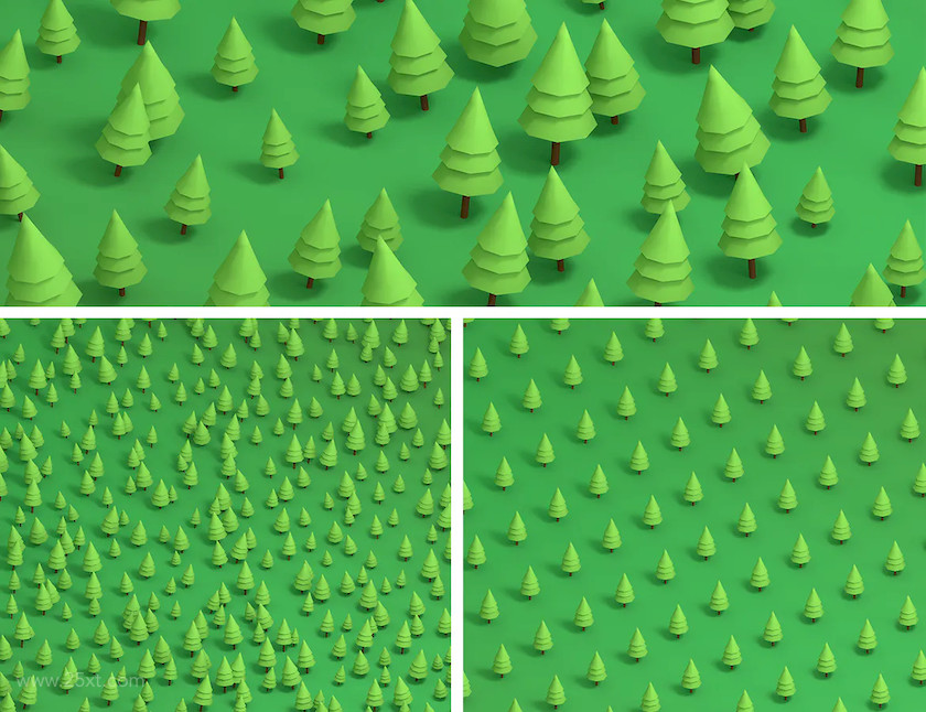 25xt-483906 Pine Trees Low Poly Backgrounds and Patterns4.jpg