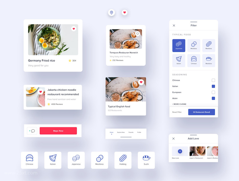 25xt-483908 Food Frenzy - UI Kit5.jpg