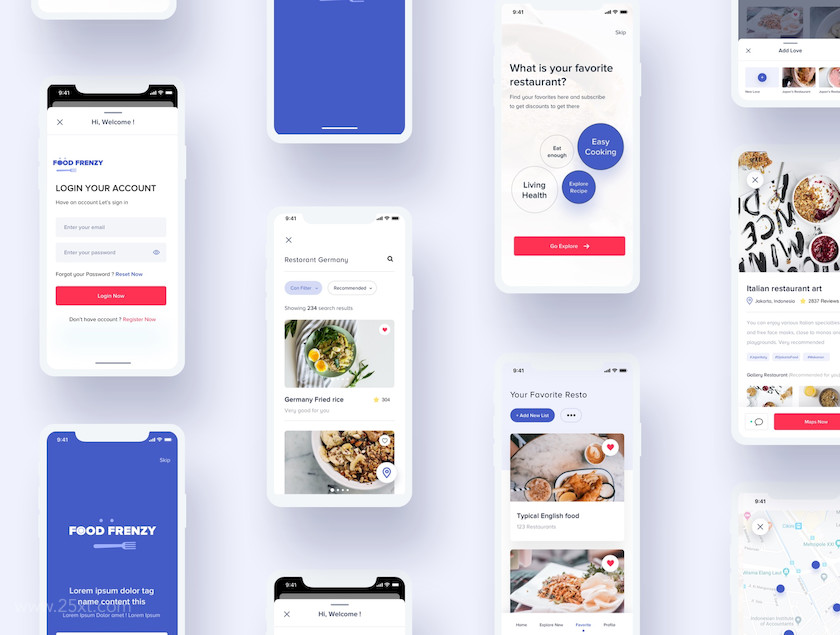 25xt-483908 Food Frenzy - UI Kit1.jpg