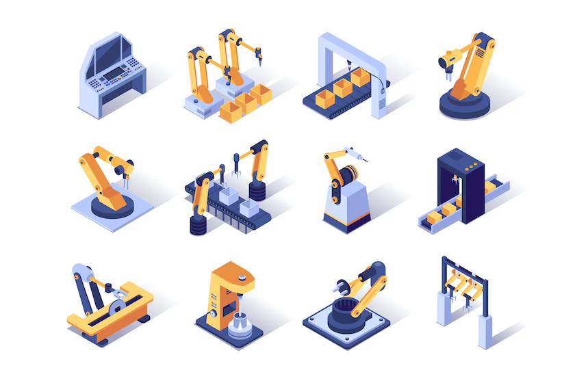 25xt-483962 Robotization Industry Isometric Icons Set.jpg