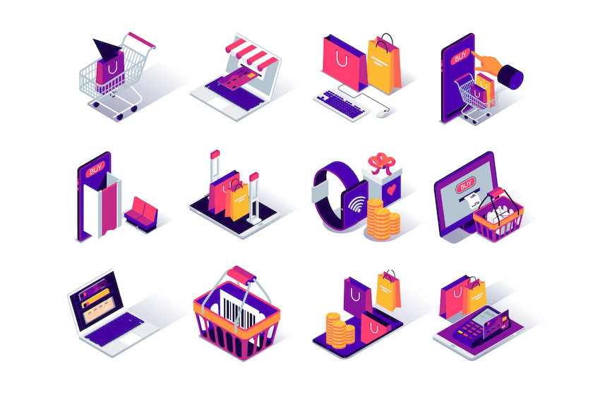 25xt-483972 Online Shopping Isometric Icons Set.jpg