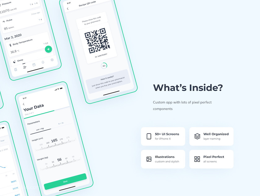 25xt-483988 Medical App UI kit for iOS1.jpg