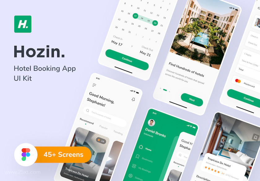 25xt-484000 Hozin - Hotel Booking UI Kit1.jpg