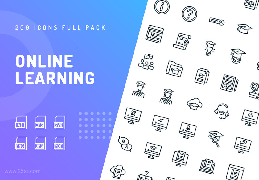 25xt-484001 Online Learning Icons.jpg