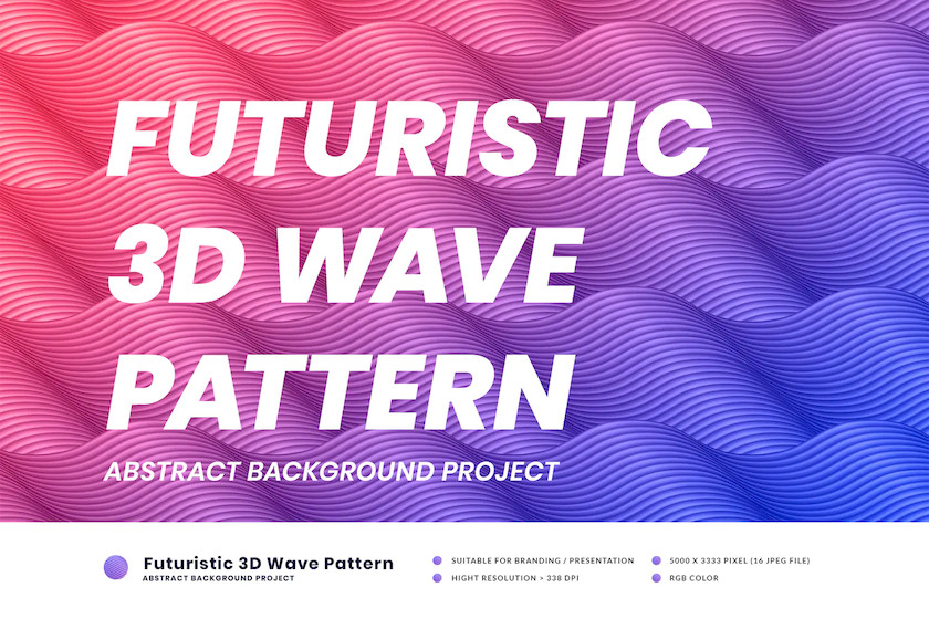25xt-484002 Futureristic 3D Wave Pattern6.jpg